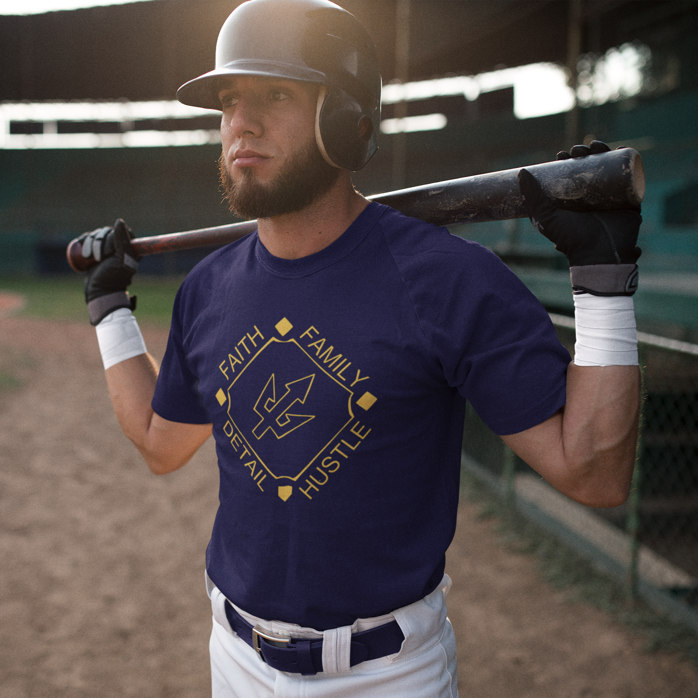 Baseball Diamond Short Sleeve Performance T-Shirt