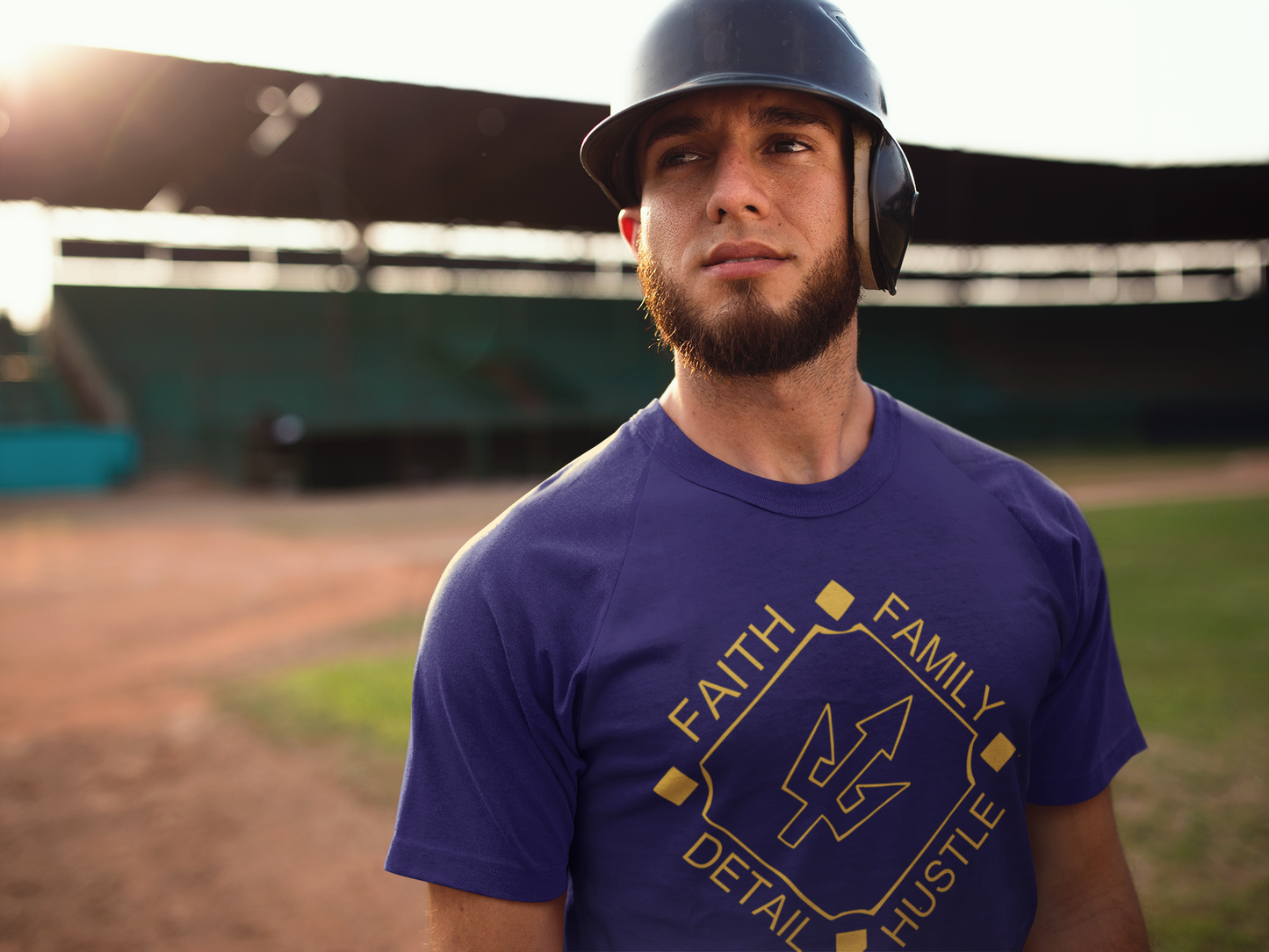 Baseball Diamond Short Sleeve Performance T-Shirt