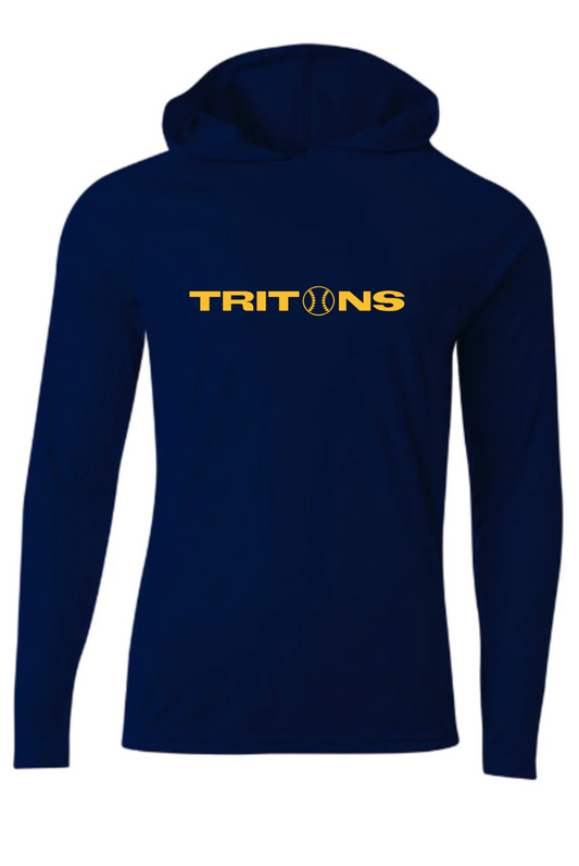 TRIOTON Long Sleeve Hooded Shirt